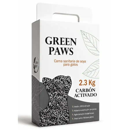 Arena Sanitaria para Gatos Biodegradable con Carbón Activado | Green Paws
