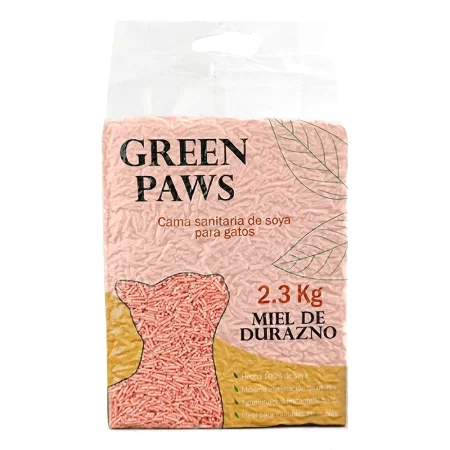 Arena Sanitaria para Gatos Biodegradable con Miel de Durazno | Green Paws