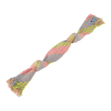 Trenza de cáñamo con sonido para perros - Juguete dental natural y entretenido Green Pets