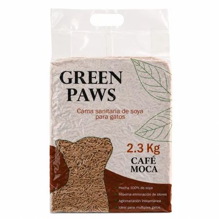 Arena Sanitaria para Gatos Biodegradable con Café Moca | Green Paws