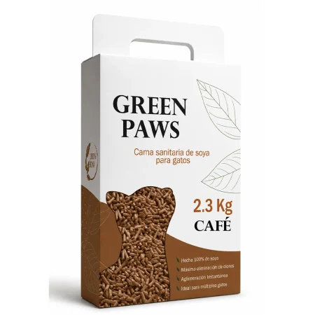 Arena Sanitaria para Gatos Biodegradable con Café | Green Paws
