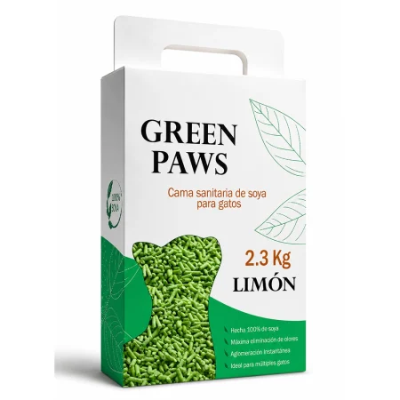 Arena Sanitaria para Gatos Biodegradable con Limón | Green Paws